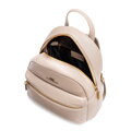 Damski plecak ze skóry naturalnej mały beżowy 102-4E-623-9