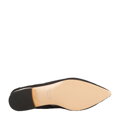 Damskie lordsy transparentne na niskim obcasie czarne 96-D-505-1
