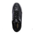 Damskie sneakersy z ekoskóry czarne 99-DP-403-1