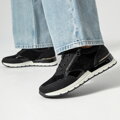 Damskie sneakersy z suwakiem na boku czarne 99-DP-401-1