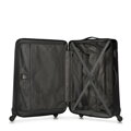 Zestaw: duża walizka z ABS-u z zawieszką czarny 56-3A-653-10Z5