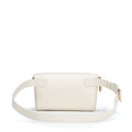 Elegancka nerka damska ze skóry naturalnej ecru 103-3E-628-0