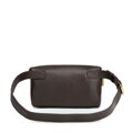 Elegancka nerka damska ze skóry naturalnej ciemny brąz 103-3E-628-4