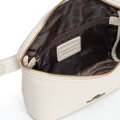 Elegancka nerka damska ze skóry naturalnej ecru 103-3E-628-0