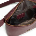 Elegancka nerka damska ze skóry naturalnej bordowa 103-3E-628-V