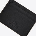 Etui na karty ze skóry licowej czarne 14-2S-003-LG1