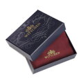 Etui na karty ze skóry licowej czarne 14-2S-003-LG1