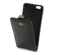 Etui na iPhone 6 Plus ze skóry lakierowanej czarne 25-2-502-1