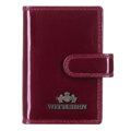 Etui na karty kredytowe bordowe 14-2L-201-3