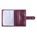 Etui na karty kredytowe bordowe 14-2L-201-3