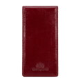 Etui na karty kredytowe skórzane z wieloma przegródkami czerwone 21-2-170-L30