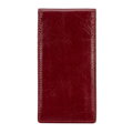 Etui na karty kredytowe skórzane z wieloma przegródkami czerwone 21-2-170-L30