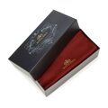 Etui na okulary ze skóry składane czarne 14-2-196-1G