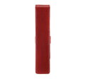 Etui na pióro skórzane z herbem czerwone 10-2-084-3