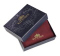 Etui na wizytówki ze skóry lakierowanej pionowe czarne 25-2-151-1