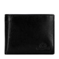 Klasyczny męski portfel ze skóry naturalnej czarny 21-1-019-L10