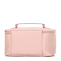 Komplet damskich kosmetyczek z imitacji skóry różowy 100-4Y-921-P