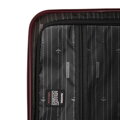 Komplet walizek z ABS-u w poziome tłoczenie bordowy 56-3A-00K-30