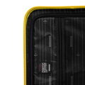 Komplet walizek z ABS-u w poziome tłoczenie żółty 56-3A-00K-50