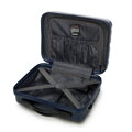 Komplet walizek z ABS - u w poziome pasy granatowy 56-3A-10K-90