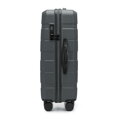 Komplet walizek z ABS - u w poziome pasy szary 56-3A-10K-01