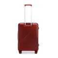 Komplet walizek z polikarbonu w paseczki burgund 56-3P-84K-35