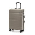 Komplet walizek z ABS - u w poziome pasy szampański 56-3A-10K-86