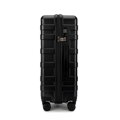 Komplet walizek z polikarbonu w poziome pasy czarny 56-3P-58K-10
