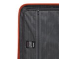 Komplet walizek z ABS - u w poziome pasy pomarańczowy 56-3A-10K-55