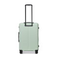 Komplet walizek z ABS-u w drobne paski miętowy 56-3A-60K-80P