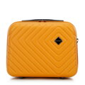 Komplet walizek z ABS-u z geometrycznym tłoczeniem 56-3A-75K-55