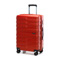 Komplet walizek z polikarbonu w poziome pasy czerwony 56-3P-58K-30
