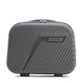 Komplet walizek z polipropylenu w ukośne pasy szary 56-3T-50K-01