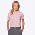 Koszulka polo damska z bawełny różowa D0-99-101-P