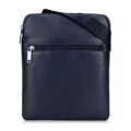 Pánska crossbody taška z imitácie kože granátová 100-4P-908-7