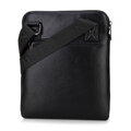 Malá crossbody taška z imitácie kože čierna 100-4P-912-1