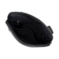Malá crossbody taška z imitácie kože čierna 100-4P-912-1