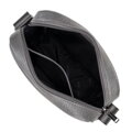 Crossbody taška z imitácie kože s nastaviteľným pásom sivá 100-4P-914-8