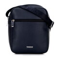 Malá crossbody taška z ekokože granátová 100-4P-012-7