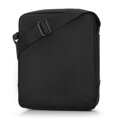 Pánska crossbody taška z dvoch druhov textílií čierna 98-4P-202-1