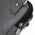 Pánska crossbody taška z ekokože s vreckami sivá 98-4P-506-8