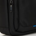 Pánska crossbody taška s kontrastnými akcentmi čierno-modrá 99-4P-213-11