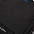 Pánska crossbody taška s kontrastnými akcentmi čierno-modrá 99-4P-213-11