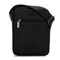 Pánska crossbody taška s nastaviteľným pásom a logom čierna 99-4P-212-1