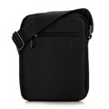 Pánska crossbody taška s nastaviteľným pásom a logom čierna 99-4P-212-1