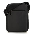 Pánska crossbody taška s nastaviteľným pásom a logom grafitová 99-4P-212-4