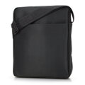 Pánska crossbody taška z textílie s lemovaním grafitová 98-4P-201-8