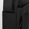 Pánska crossbody taška z textílie s lemovaním čierna 98-4P-201-1