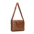 Męska torba na laptopa 15,6” z naturalnej skóry jasny brąz 102-3U-604-5