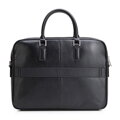 Męska torba na laptopa 15,6” z naturalnej skóry czarna 102-3U-604-1